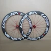 UDELSA ORIGINAL BRAND Chinese carbon bicycle wheels racing wheels for road bike 60mm red hubs red spokes