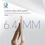 UK Standard Ultral-Thin Blue Panel 1gang+2USB Wtih 3pin Switch and Socket ISO CE IEC Wall Switch