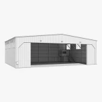 Unique and natural Design Modern WPC Carpot with advantages of mildew proof waterproof self storage steel building metal garage