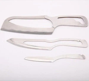 Unique design 3 pcs kitchen knife set portable