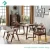 Import Unique design high quality dining table set in wood from China
