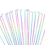 Unique design oil slick bmx bicycle spokes