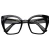 Import Unisex Big Wholesale Tortoiseshell Oversize Prescription Glasses Best Cat Eye Optical Eyeglasses Frames Eyewear from China