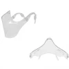 Unisex  Splash Proof  PVC Lip Language Lip Stick Care Anti-fog Clear Reusable Transparent Face Cover Shield Face Mask