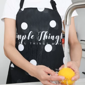 Unisex Wipe Hand Waterproof Apron Matching Baking hot Proof Cover, Machine wash Kitchen Craft BBQ