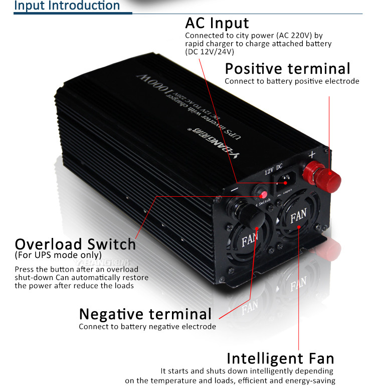Buy Ups Inversor Uninterrupted Power Supply Dc To Ac Inverter Modified ...
