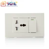 US Standard PC Multi 13A One Gang Electric Switch And Socket
