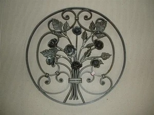 Used at fence & gate & stair application parts wrought iron rosettes cast iron rosettes