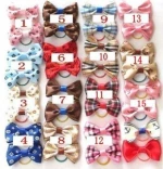 Variety Of Options Christmas Pet Hair Accessories Hair Clip Dog Polyester Bow Cat Hair Accessories For Puppy