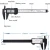 Import Vernier Caliper Gauge 6/4 inch 0.1mm Accuracy LCD Digital Caliper Digital Carbon Fiber Micrometer Measuring Tools from China