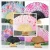 Import Vintage craft chinese folding hand fan bamboo silk and wood for gift from China