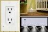 Wall Switch Face Plate PC Cover Toggle Switch Plates Outlet Cover Led Night Light