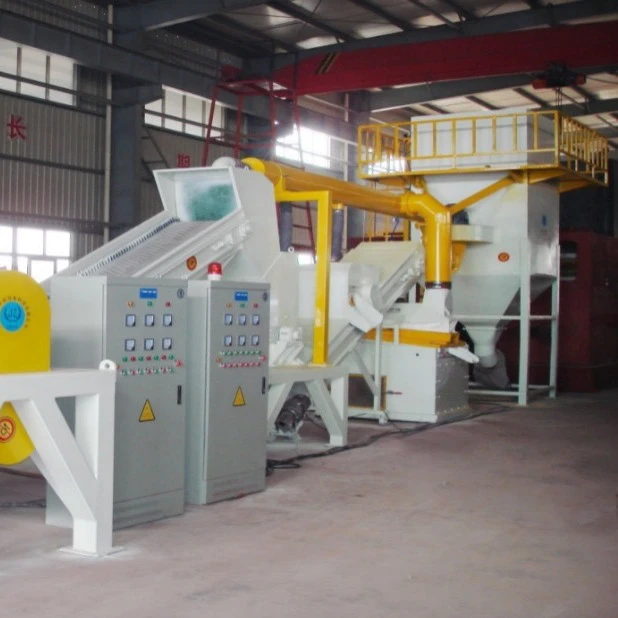 wasted automobile copper and aluminum radiator recycling line