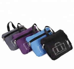 Waterproof Nylon Foldable Duffel Bag Gym Folding Sport Travel Bags for women