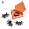 wedding and daily Customized packing design beautiful Free Sample Mink false eyelashes