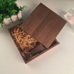 Wedding memory gift box with USB flash drive 4GB 8GB photography walnut box