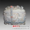 Western Style Ceramic Funeral Urn for Funeral Supply