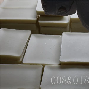 White beeswax slab candle making wax