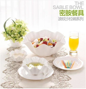 White entree dishes plates, vegetable plates, salad plastic plate