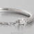 Import White gold 925 sterling silver chain cz rings or connection chain ring LYR0211 from China