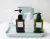 Import White Green Amber Rectangle Shape PET Plastic Hotel Shampoo Bottle With Dispenser Pump from China