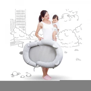 Wholesal Baby Sales Foldable Folding Fordable Organic Cotton Lounger Backpack Standards Babi Crib Cot Bed Nest