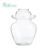 Wholesale 2.5L household water seal glass bottle for pickles wide mouth storage jar chinese with glass lid