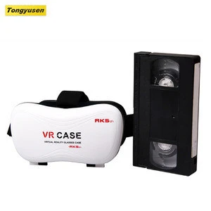 Wholesale 3d glasses plastic google cardboard vr case 3d viewing glasses for pc