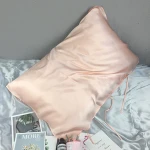 wholesale 52*75cm custom design oem logo six colors  mulberry 16mm silk double sided pillowcase pillow case