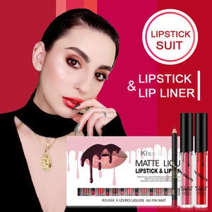 Wholesale 8pcs/set Waterproof Matte Cosmetics Lipstick Pencil Fashion New Lip Liner Pencil