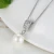 Import Wholesale 925 Sterling Silver High Quality Shell Pearl Pendant with Zircons Necklace from China