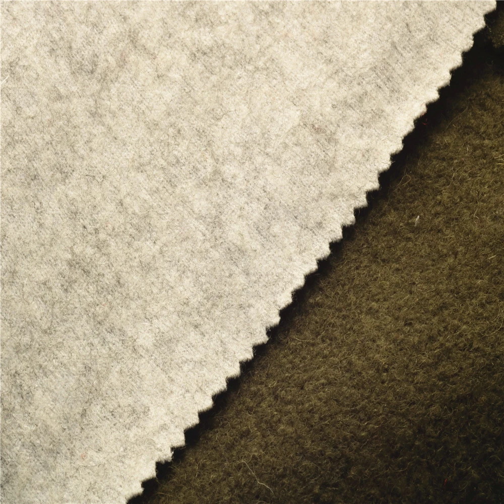 wholesale boiled wool fabric polyester plush fleece fabric viscose  tweed fabric
