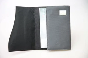 Wholesale car wallet citreon car document bag with metal logo