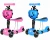 Import Wholesale Cheap Foot Kick Kids 3 wheel Scooter 5in1 from China