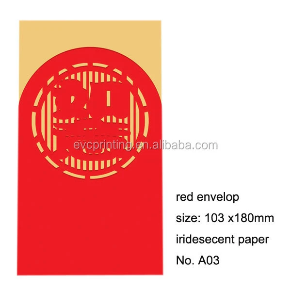 wholesale Chinese new year red paper envelop