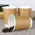 Import Wholesale custom 8oz 12oz paper coffee cup printing design kraft double wall paper cup for hot coffee from China