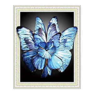Wholesale custom flower pictures resin material 5d diy diamond painting cross stitch