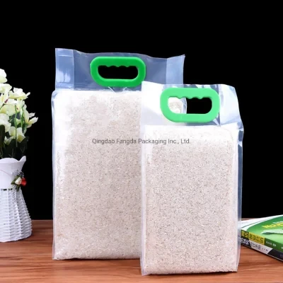 Wholesale Custom Transparent Rice Vacuum Bag 1kg 2kg