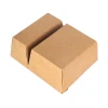 Wholesale customized disposable food grade kraft paper lunch box packaging