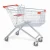 wholesale European style metal supermarket shopping trolley cart