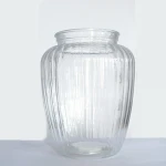 Wholesale Exquisite Decoration Worth Buying Decoration Crystal Glass Flower Vase artificial flower with vase for home