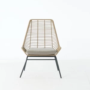 Wholesale factory manufacture garden set plastic rattan chair
