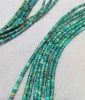 Wholesale Flat Round Wheel Shaped Gemstones Strands  Nature Stone Turquoise Heishi Beads