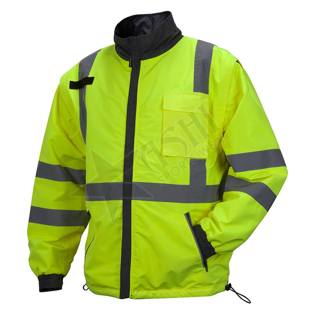 Wholesale Hi Vis Reflective Safety Clothing Construction Jacket Security Jacket