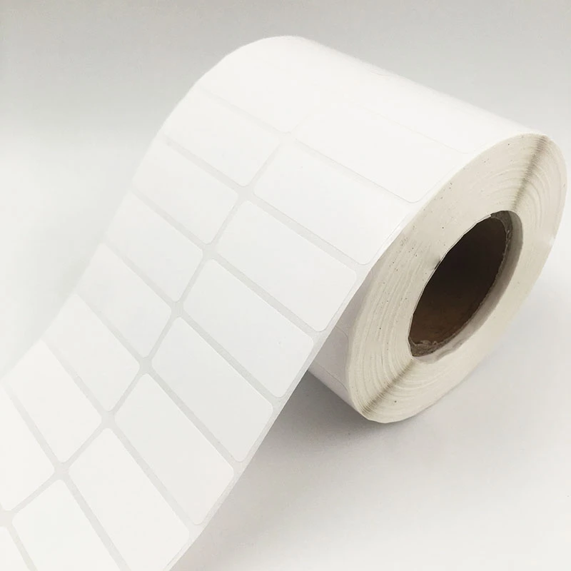 Wholesale High Quality Thermal Transfer Printed Labels Roll 4CM*1.5CM Coated Label Paper Direct Thermal Transfer Printing