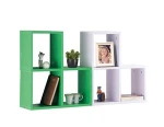 Wholesale kindergarten kids wooden storage shelves best children home furniture wooden storage shelves