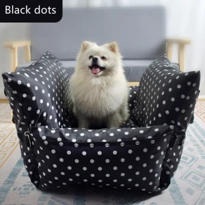 Wholesale Luxury Cozy waterproof Front and back seat pet hammock Pet car seat cover pet bed dog car seat belt