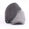 Wholesale Mens Autumn and Winter wool felt flat ivy golf hat