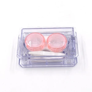 wholesale Mini Eyewear accessary packing contact lens/lenses mate case/solution pocket