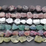 Wholesale Natural Irregular Stone Beads Aquamarine Stone Piece For Jewelry Making DIY Bracelet Necklace